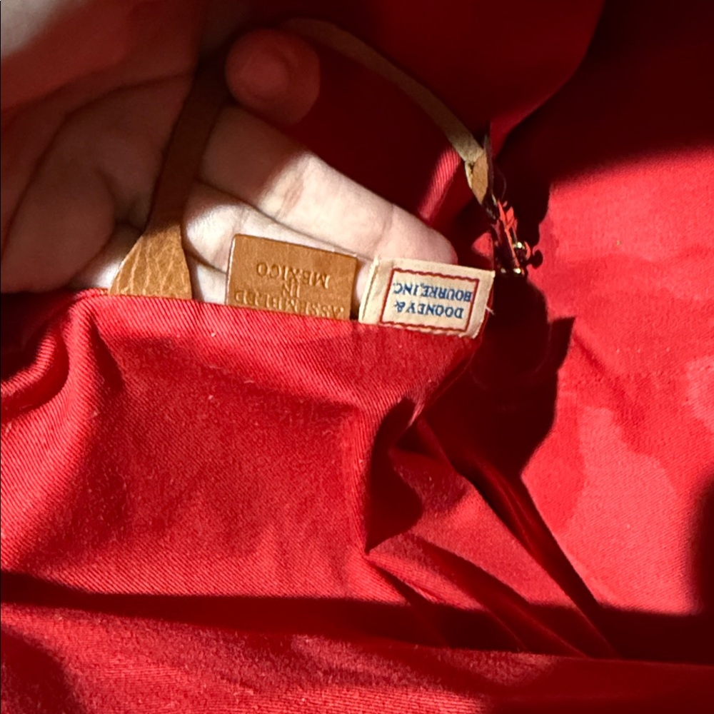 Dooney & Bourke Mustard Yellow Tote with Brown Accents - Picture 9 of 11